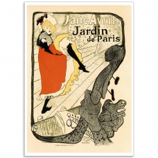 Art Nouveau Poster - Jane Avril, Jardin de Paris